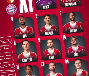 开云体育下载安装-拜仁客战奥格斯堡：凯恩、迪亚斯首发，斯塔尼希奇出战